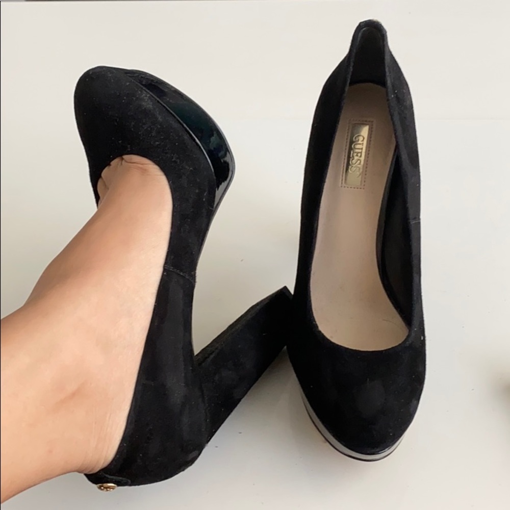 Guess Black Block Shoes